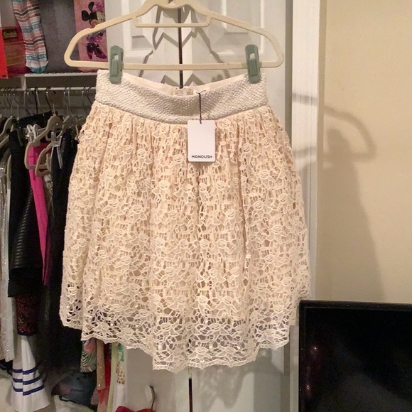 Manoush cream skirt with tags - Picture 3 of 9